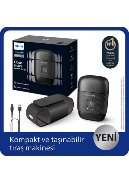 Philips S591/05 Siyah Tıraş Makinesi Islak/Kuru Kullanım Özellikli Kablosuz Tasarım
