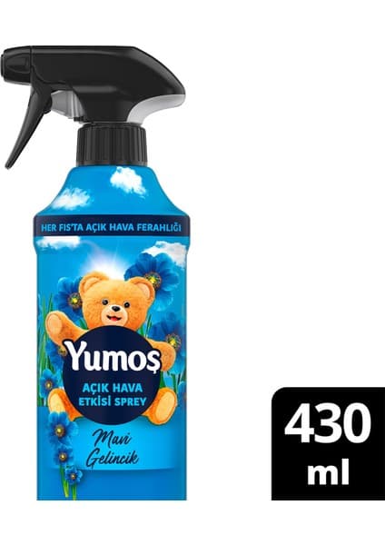 Yumoş Açık Hava Etkisi Sprey Mavi Gelincik Yıkanması Zor Eşyalar Için 430 ml