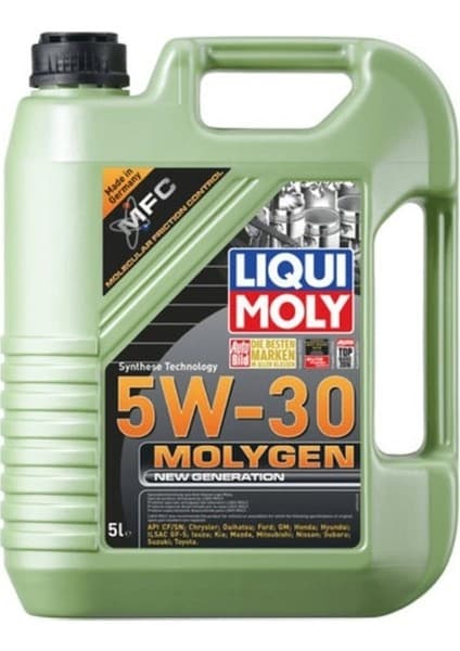 Liqui Moly Molygen New Generation 5W-30 5 Litre Motor Yağı (Üretim Yılı: 2024)