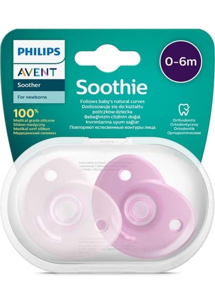 Philips Avent Soothie Emzik 0-6 Ay Kız, SCF099/22