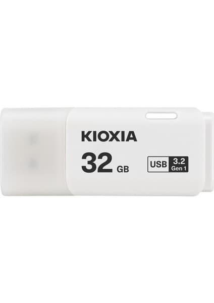 Kioxia 32GB Beyaz U301 USB 3.2 Gen 1 Flash Bellek Hızlı Veri Transferi İçin Uygun