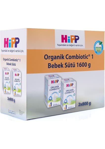 Hipp Organik Combiotic 1 Devam Sütü 2X800 Gr.