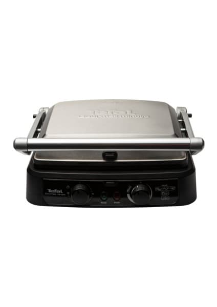 Tefal Grill Gourmet Minute 6 Dilim Kapasiteli 2000 Watt Izgara ve Tost Makinesi - Inox