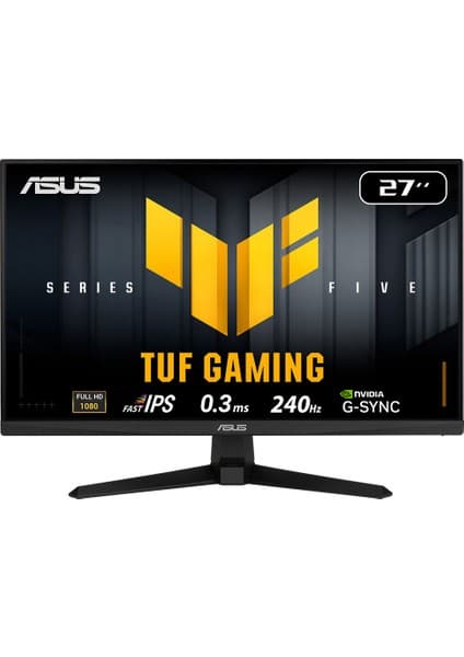 Asus TUF GAMING VG279QM5A 27 Fast IPS 1920x1080 0.3ms 240Hz 300cd DP HDMI Hoparlör 3 Yıl Garanti