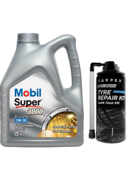Mobil Super 3000 X1 Formula FE 5W30 Motor Yağı 4 L ÜT:2026