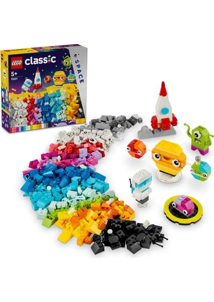 LEGO ® Classic Yaratıcı Uzay Gezegenleri 11037 - 450 Parça Hediyelik Çocuklar için Yaratıcı Yapım Seti