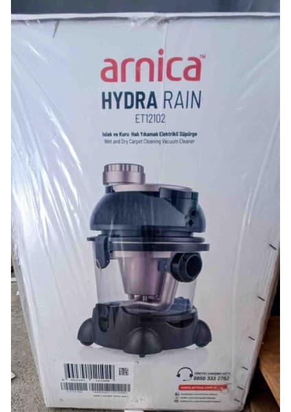 Arnica 2400 W Güçlü Arnica Hydra Rain Buharlı Halı Yıkama Makinesi Dikey Kullanım için Tasarlandı