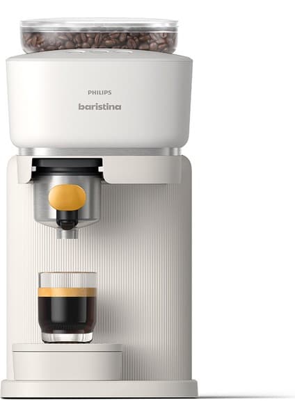 Philips Baristina Espresso Makinesi, 16 Bar Basınç, Çift Kahve Filtresi, Evde Barista Kalitesinde Espresso, BAR300/03