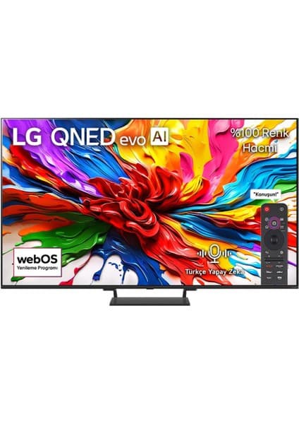 LG 65QNED93A6A 65 '' 165 Ekran Uydu Alıcılı 4K Ultra HD webOS MiniLED TV