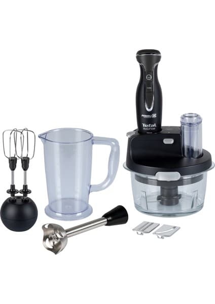 Tefal Powelix Activflow Expert 1500 Watt Cam Hazneli Blender Seti - Siyah
