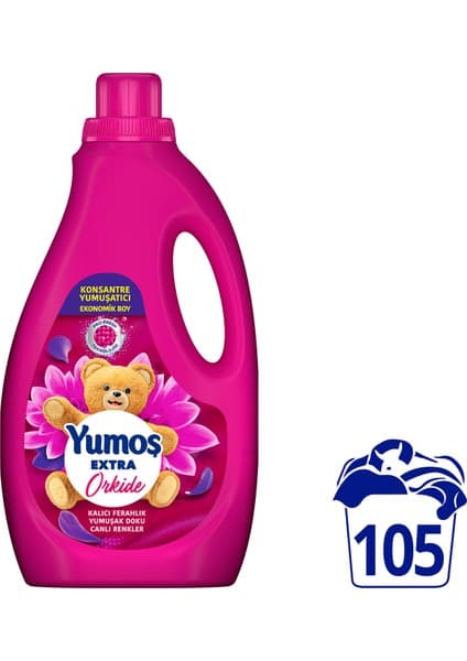 Yumoş Extra Konsantre Çamaşır Yumuşatıcısı Orkide 2520 ml Kalıcı Ferahlık ve Yumuşak Doku