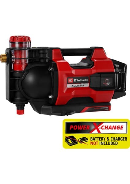 Einhell Aquınna 36/38 F LED Automatıc, Akülü Bahçe Pompası (Akü ve Şarj Cihazı Dahil Değildir)