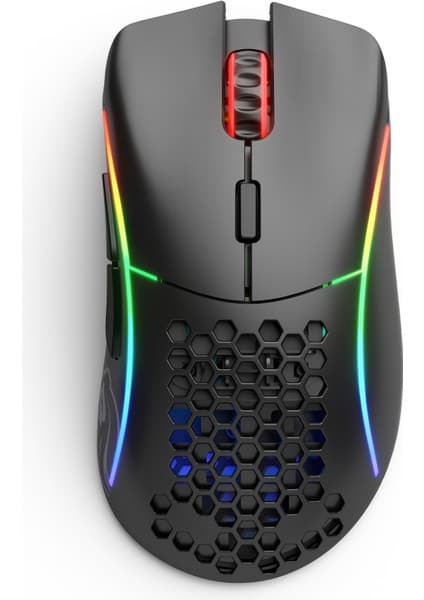 Glorious Model D Kablosuz RGB Ergonomik 19000 DPI Gaming Mouse – Mat Siyah