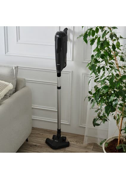 Homend Dustroyer 1272H 2 In 1 Metal Borulu Kablolu Dikey Süpürge Siyah