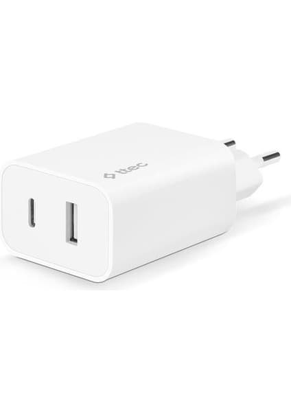 Ttec SmartCharger Duo PD 32W Seyahat Hızlı Şarj Aleti USB-C+USB-A