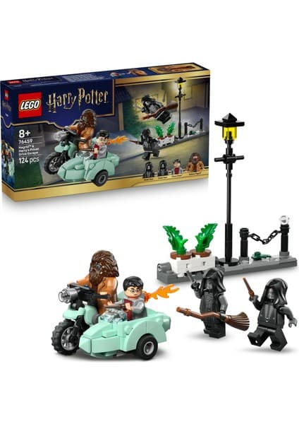 LEGO ® Harry Potter™ Hagrid™ ve Harry’nin Privet Drive Kaçışı 76459 - 8+ Yaş için Minifigür İçeren Oyuncak Yapım Seti (124 Parça)