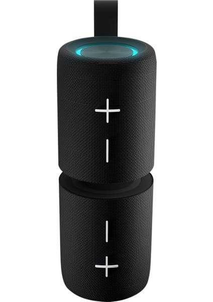 S-Link SL-S82 Quantone Siyah 40W 4000MAH + 4000MAH Tf-Aux-Tws-Ipx6 Mıknatıslı Bluetooth Hoparlör