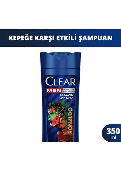 Clear Men Şampuan 350 Ml Legend By Cr7 Ronaldo