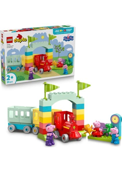 LEGO ® Duplo® Peppa Pig Büyükbaba Pig ile Tren Yolculuğu 10466 - 2 Yaş ve Üzeri Çocuklar Için Figür Içeren Oyuncak Yapım Seti (35P)