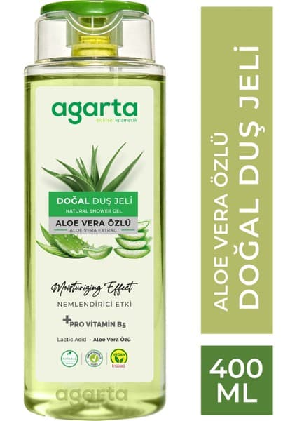 Agarta Doğal Aloe Vera Duş Jeli 400 ml