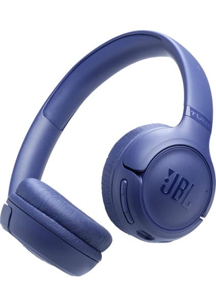JBL Tune 530BT Kulaküstü Tam Boy Mavi Wireless Kulaklık, Müzik İçin Mikrofonlu Kullanım