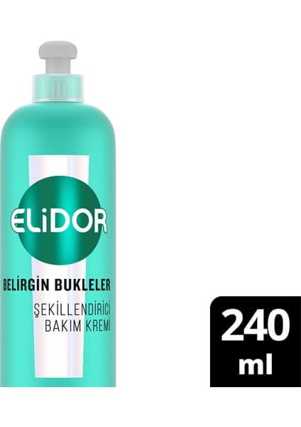 Elidor 7/24 Şekillendirici Saç Bakım Kremi Belirgin Bukleler 240 ml
