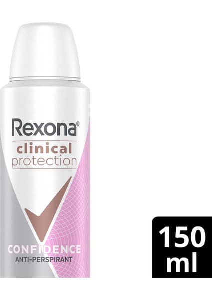Rexona Kadın Clinical Protection Spray Deodorant Confidence 150 ml