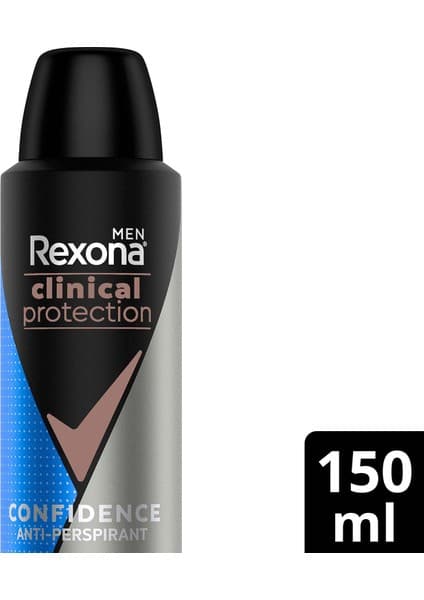 Rexona Men Clinical Protection Spray Deodorant Confidence 150 ml