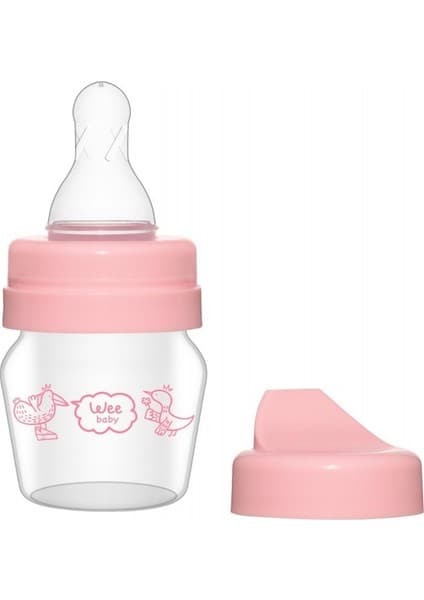 Wee Baby Mini Cam Biberon Ve Alıştırma Bardağı Seti 30 Ml Pembe