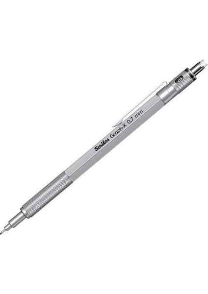 Scrikss Versatil Kalem Metal Graph-X 0.7Mm Kurşun Gri