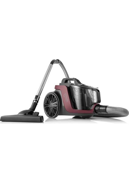 Arzum Ar4092 Olimpia Line Cyclone Toz Torbasız Süpürge 899 Watt HEPA Filtreli Bordo Renkli Güçlü Emiş