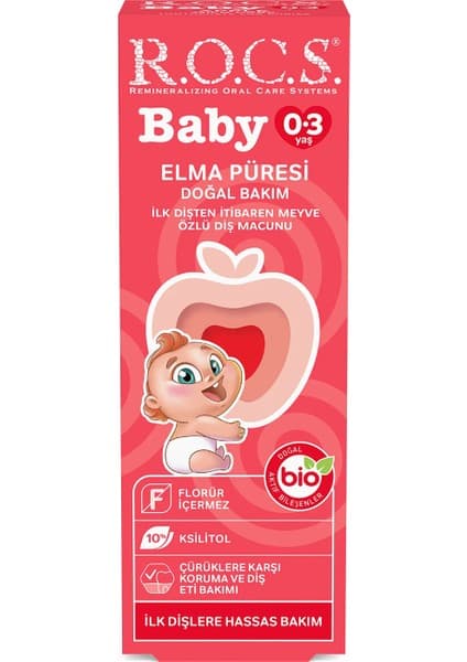 R.O.C.S. Rocs Baby Elma Püresi Diş Macunu 45 g