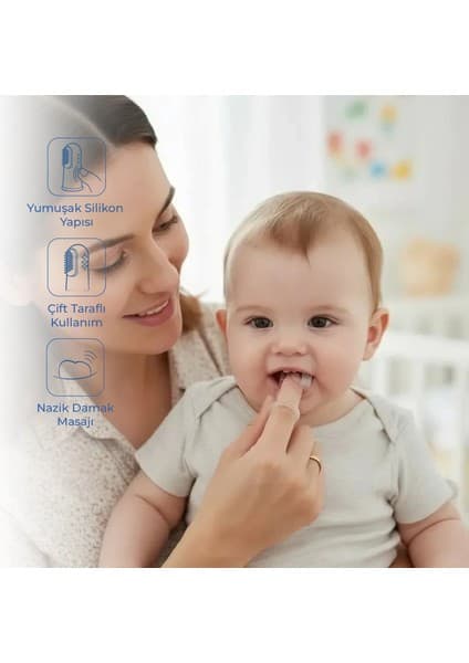 Babyjem Parmak Diş Fırçası + Saklama Kabı Hediyeli