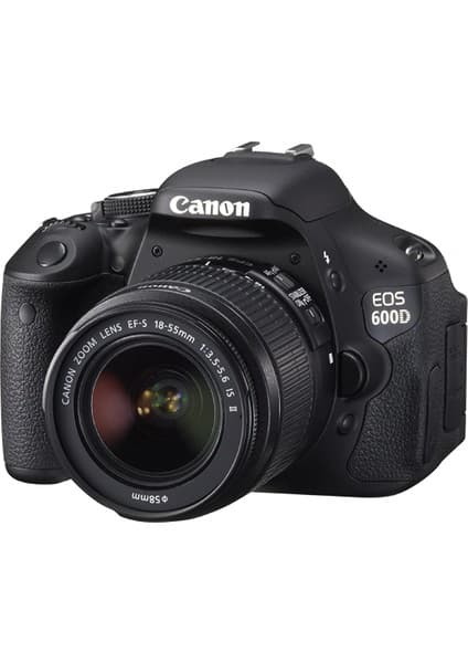 Canon EOS 600D 18-55 IS II Dijital Fotoğraf Makinesi 1920 x 1080 Video Çözünürlüğü ve 3 inç Ekran