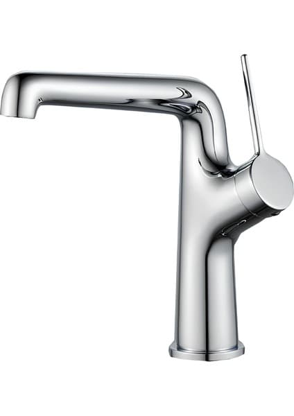 Creavit Flow Lavabo Bataryası Armatürü FL1500 Krom Seramik Malzeme ile Uzun Ömürlü Aç - Kapa Tipi