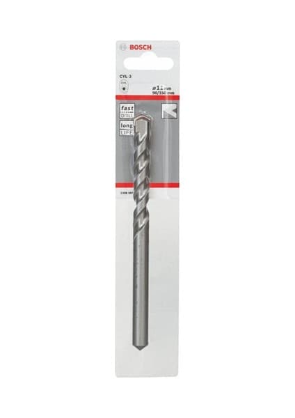 Bosch - Beton Matkap Ucu Cyl-3 - 11 X 90 X 150 Mm, D 10 Mm