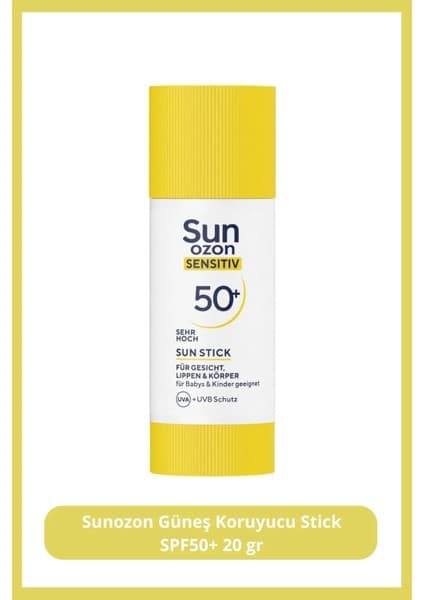 Sun Ozon Sunozon Güneş Koruyucu Stick Spf50+ 20 gr