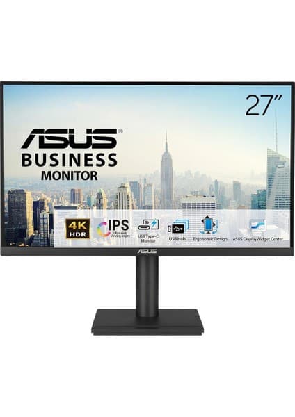 Asus VA27UCPS 27 4K IPS HDR 3840 x 2160 5ms 60Hz 350cd DP HDMI USB-C Hoparlör 3 Yıl Garanti