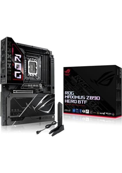 Asus ROG MAXIMUS Z890 HERO Intel Z890 LGA1851 DDR5 9200 HDMI 2xUSB4 6x M2 USB3.2 WiFi 7 + BT AURA RGB 5Gbit + 2.5Gbit LAN ATX