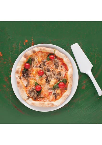 Güral Porselen Pizza Tabağı 30 Cm Beyaz Renk Pürüzsüz Yüzey 1 Adet Mikrodalga Uygun