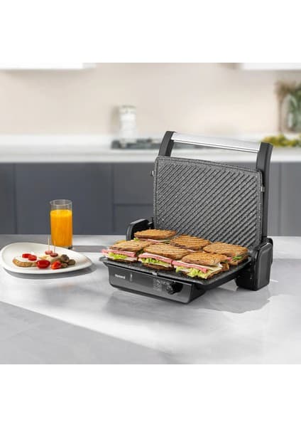 Homend Toastbuster 1334H Tost Makinesi Mat Siyah