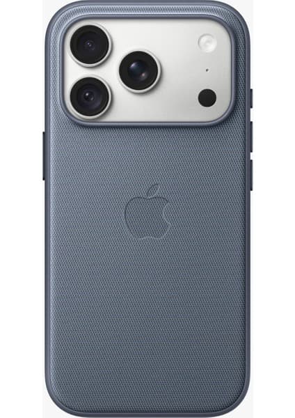 Apple iPhone 18 Pro İçin Magsafe Özellikli Tech Dokuma Kılıf - Şambre Mavisi