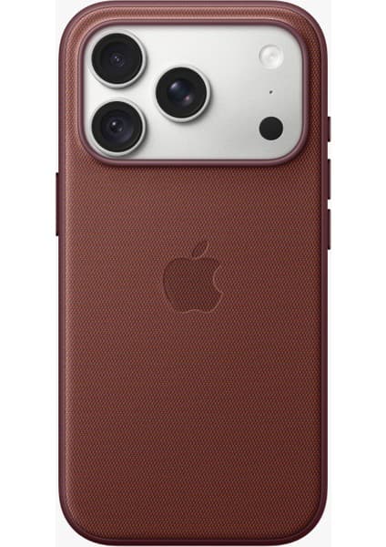 Apple iPhone 18 Pro için Magsafe Özellikli Tech Dokuma Kılıf - Burgonya