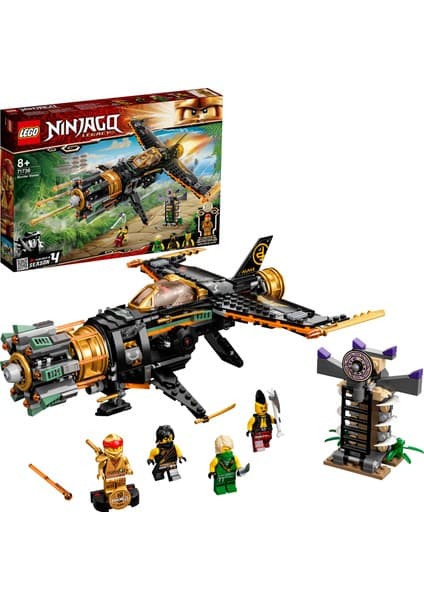 LEGO NINJAGO® Legacy Kaya Patlatıcı 71736 - Çocuklar için Ninja Oyuncak Yapım Seti (449 Parça)