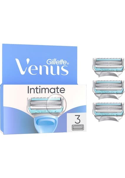 Gillette Venus Kasık Tüyleri ve Cildi,3 Tıraş Bıçağı Yedekleri