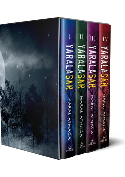 Ephesus Yayınları Yaralasar 4 Kitap Kutulu Set - Maral Atmaca Ciltsiz 1728 Sayfa Ephesus Yayınları