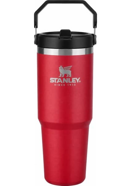 Stanley The Iceflow Flip Straw Pipetli Termos Bardak 0,89 Lt Kırmızı