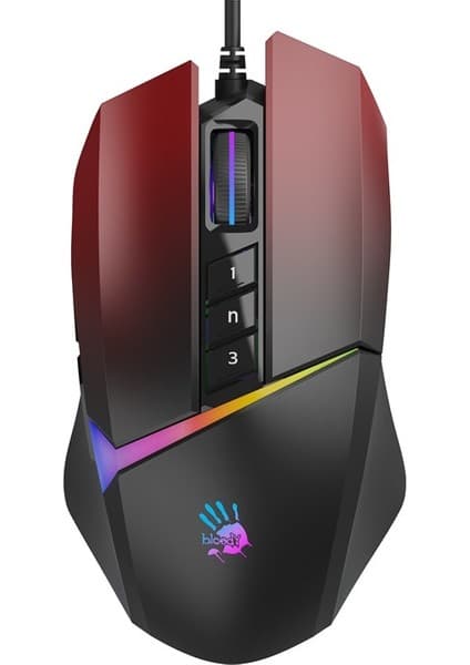 Bloody W60 Max 10.000 CPI 10 Tuş RGB 4M Bellek Ultra Core 3&4 Aktif Özel Yapım Optik Kablolu Oyuncu Mouse