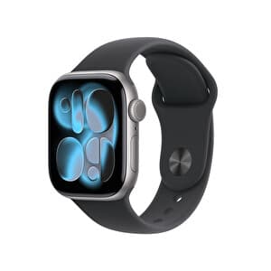 Apple Watch Series 11 GPS 42mm Uzay Grisi Alüminyum Kasa ve Siyah Spor Kordon - S/M