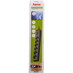 Hama HM.137311 6LI Akım Korumalı Priz 2M Priz
